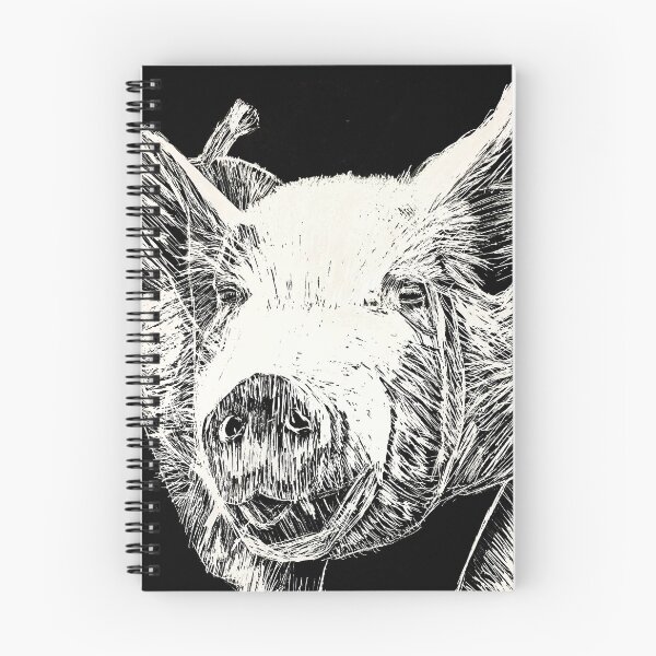 Item preview, Pig Scratchboard Art designed and sold by Brodie Lacanilao.