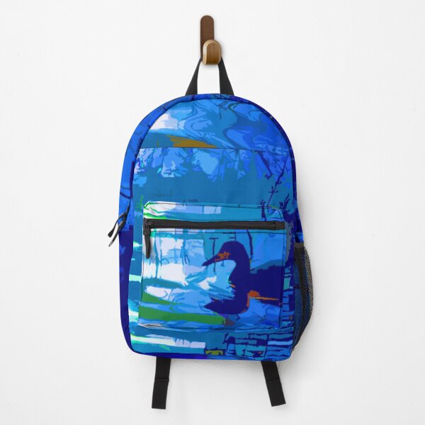 Item preview, Duck swimming in blue designed and sold by Greengardens36.