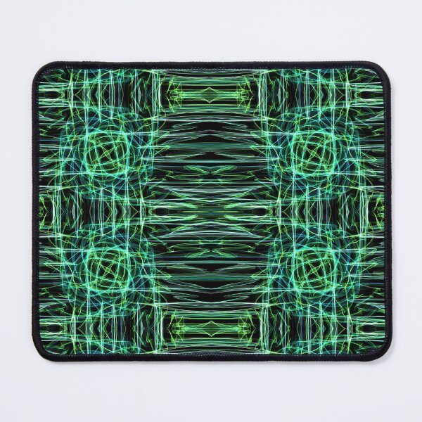Item preview, Liquid Light Series #68 ~ Blue and Green Abstract Fractal Pattern designed and sold by Ascension Vibrations.