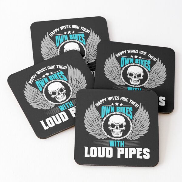 Item preview, Happy Wives Ride Their Own Bikes with Loud Pipes designed and sold by SmileThreads.