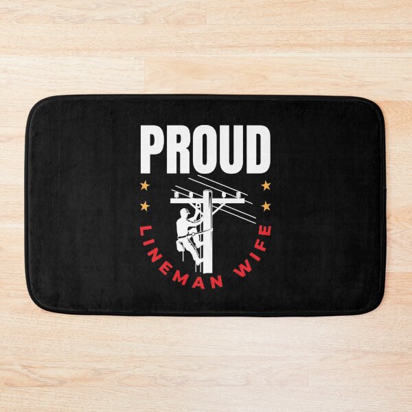 Item preview, Proud Lineman Wife Line Worker designed and sold by Maria Garcia.