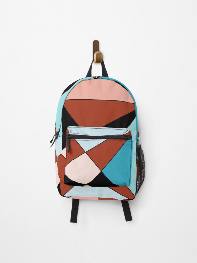 Thumbnail 1 of 3, Backpack, Triangle fox designed and sold by jeguise.
