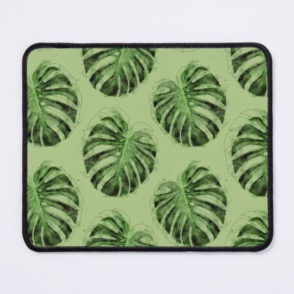 Monstera Leaves Mouse Pad