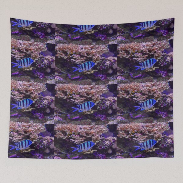 Item preview, USA. Seattle. Aquarium. Blue Fish. designed and sold by vadim19.
