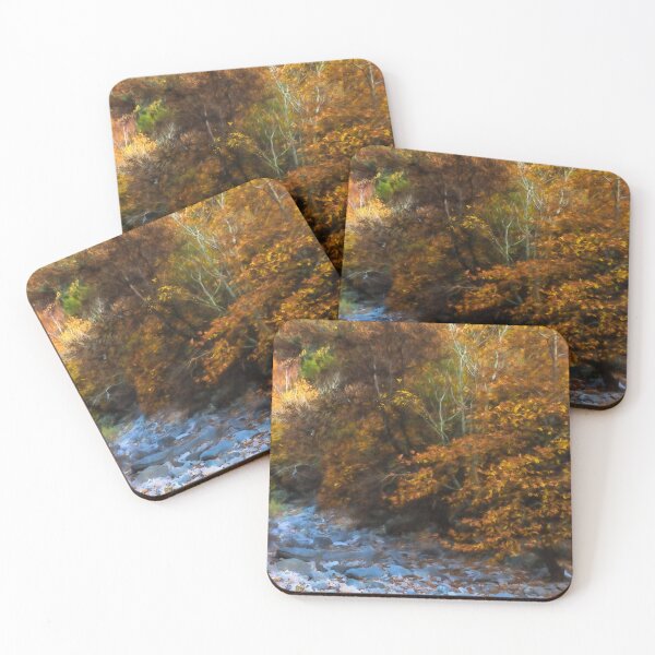 Item preview, Blue Stones, Yellow Leaves - a Dry River Impressions designed and sold by Georgia Mizuleva.