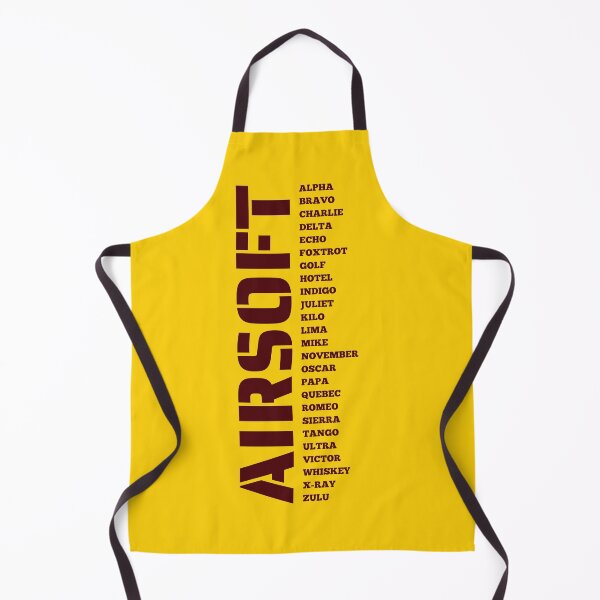 Item preview, Yellow on Red Airsoft callsign  A to z - Airsoft by Design Specialist series designed and sold by AirsoftBD.