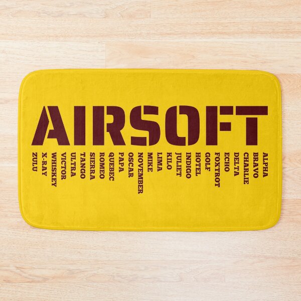 Item preview, Yellow on Red Airsoft callsign  A to z - Airsoft by Design Specialist series designed and sold by AirsoftBD.