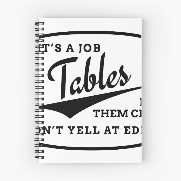 Item preview, Tables - It's Your Job designed and sold by bchoss512.