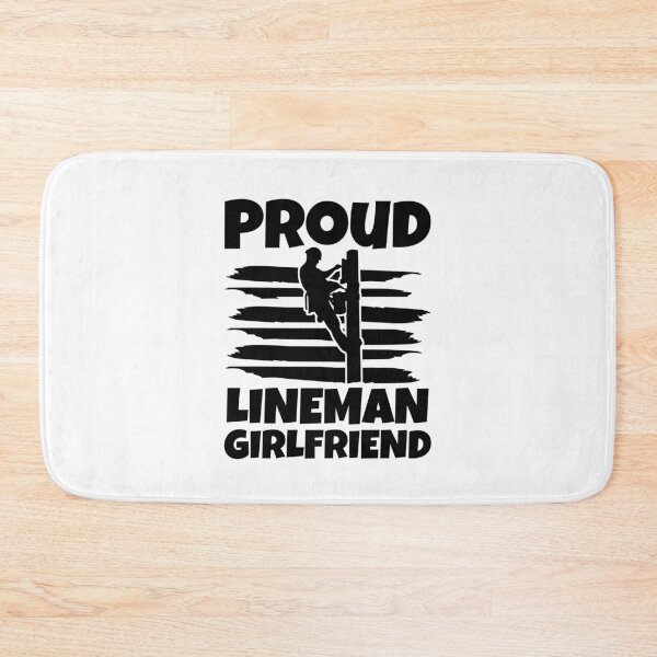 Item preview, Proud Lineman Girlfriend Powerline Worker designed and sold by Maria Garcia.