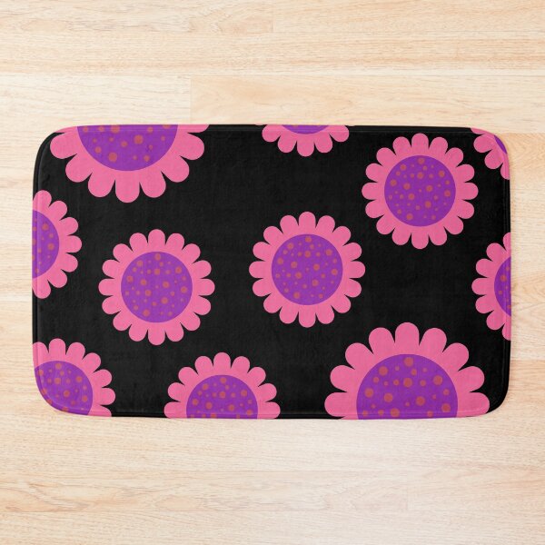 Item preview, Pink flowers - floral fun colours pattern designed and sold by Hanger52.