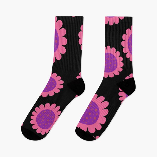 Item preview, Pink flowers - floral fun colours pattern designed and sold by Hanger52.