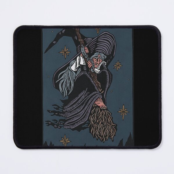 La Bruja - Witch - Spooky - Hallowe'en Mouse Pad