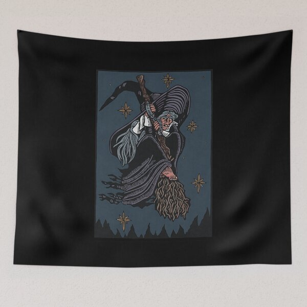 Item preview, La Bruja - Bruja - Espeluznante - Hallowe'en designed and sold by GurdyBird.