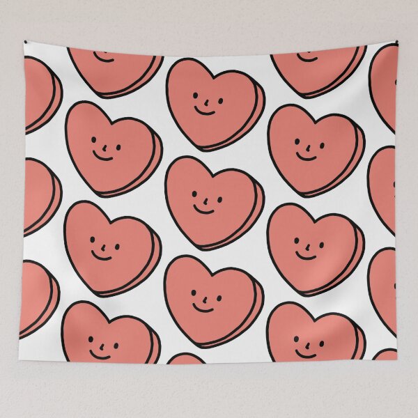Item preview, Heart with face | Quirky Heart designed and sold by smileyfriend.