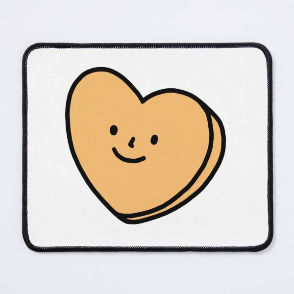 Item preview, Yellow Heart with Face | Quirky Heart designed and sold by smileyfriend.