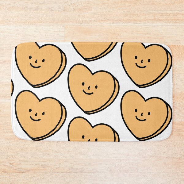 Item preview, Yellow Heart with Face | Quirky Heart designed and sold by smileyfriend.