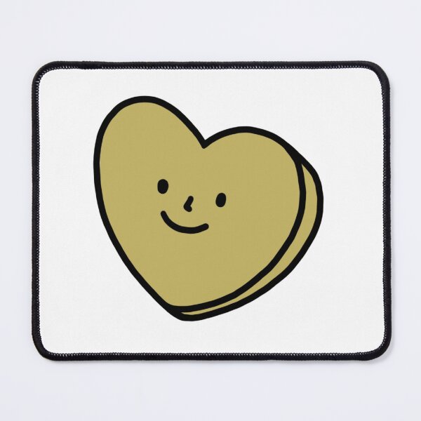 Item preview, Green Heart with Face | Quirky Heart designed and sold by smileyfriend.