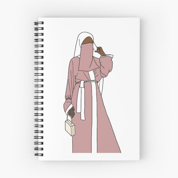 Item preview, Niqabi in Pink designed and sold by The Hijabi Artist.