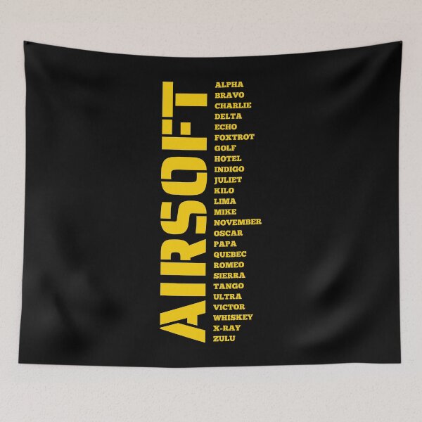 Item preview, Airsoft callsign  A to z - Airsoft by Design Specialist series designed and sold by AirsoftBD.