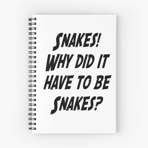 Item preview, Snakes! Why did it have to be Snakes! designed and sold by IconicFilmQuote.