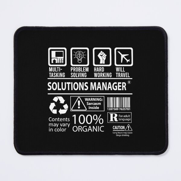Item preview, Solutions Manager T Shirt - Multitasking Job Gift Item Tee designed and sold by merystowe1.