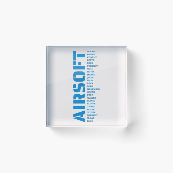 Item preview, Airsoft callsign  A to z - Airsoft by Design Specialist series designed and sold by AirsoftBD.