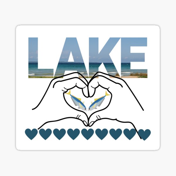 I Love the Lake Sticker