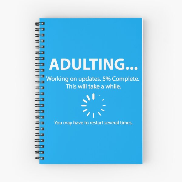 Item preview, Adulting. Working on updates. designed and sold by REFCreative.
