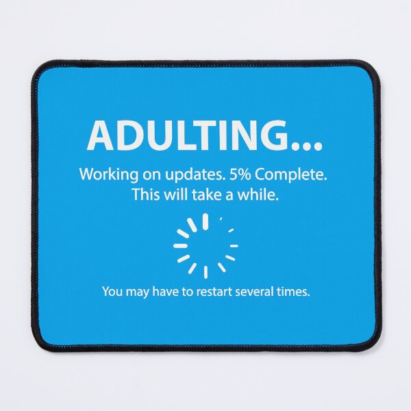 Item preview, Adulting. Working on updates. designed and sold by REFCreative.