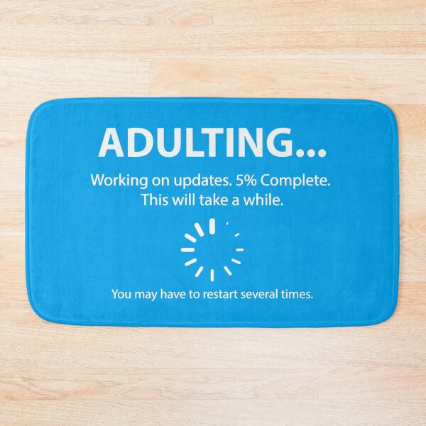 Item preview, Adulting. Working on updates. designed and sold by REFCreative.