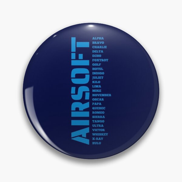 Item preview, Blue Airsoft callsign  A to z - Airsoft by Design Specialist series designed and sold by AirsoftBD.
