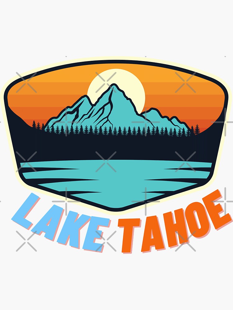 "South Lake Tahoe a California resort city on Lake Tahoe" Sticker for