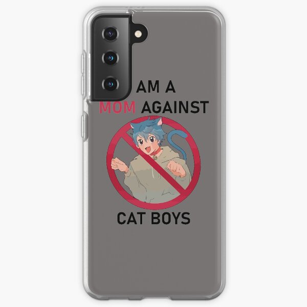 I Am A Mom Against Cat Boys Samsung Galaxy Soft Case