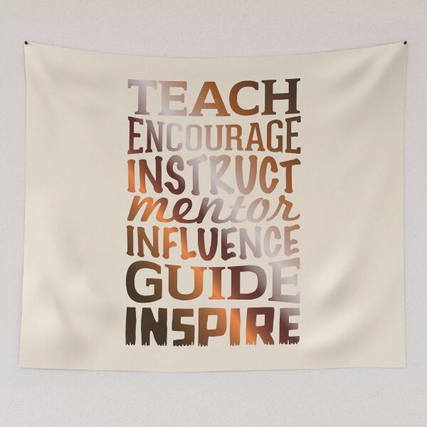 Item preview, teach encourage instruct designed and sold by manardesign.