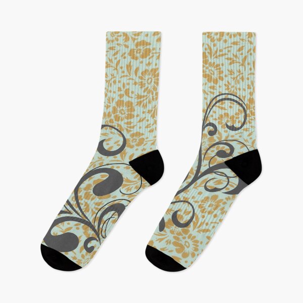Item preview, Floral scroll pattern design - Elegant floral pattern designed and sold by Hanger52.