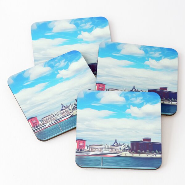 Item preview, On the Rhine - Ludwigshafen and Mannheim - photo design designed and sold by kikidu21.