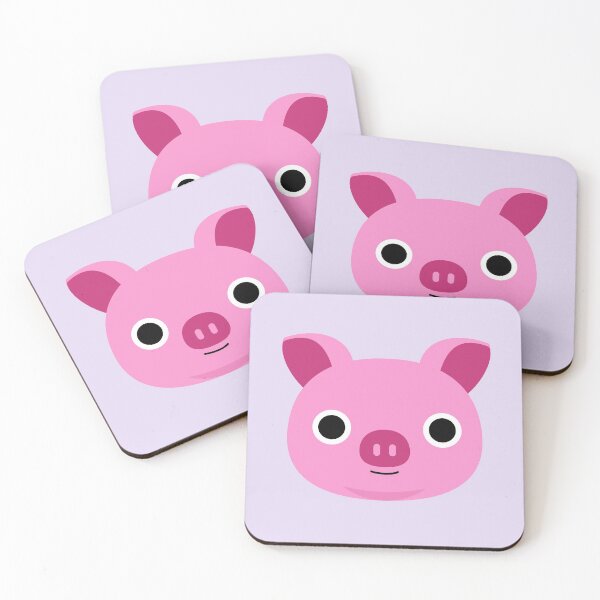Item preview, Cute face of a pink pig designed and sold by PaperPaper.