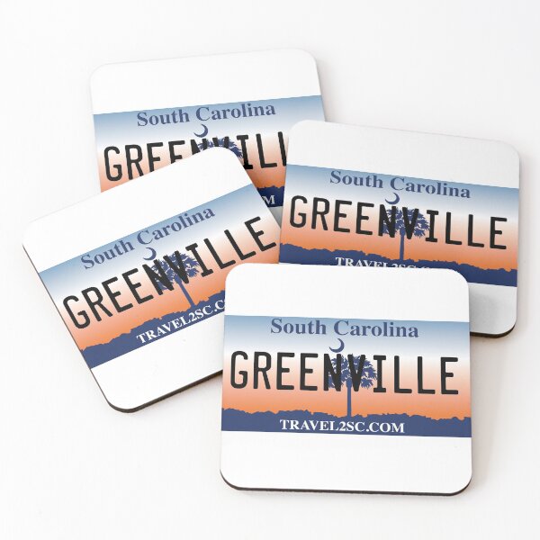 Item preview, Greenville, South Carolina License Plate designed and sold by Avery Brown Design.