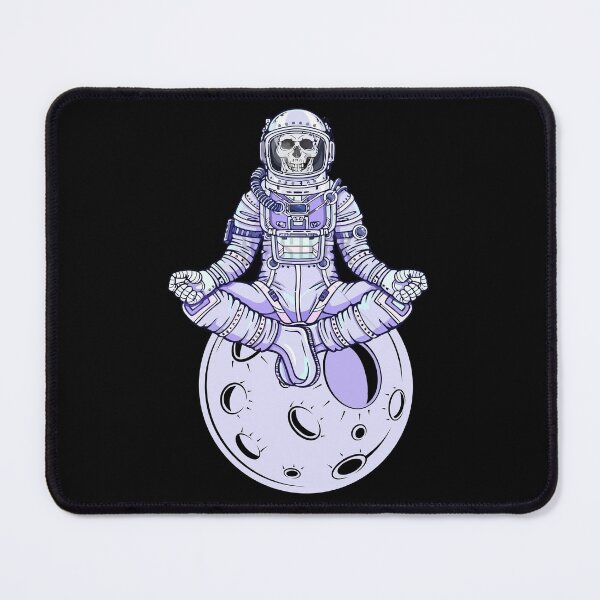 Item preview, Cosmonaut chilling (Meditating Skeleton) designed and sold by newtree.