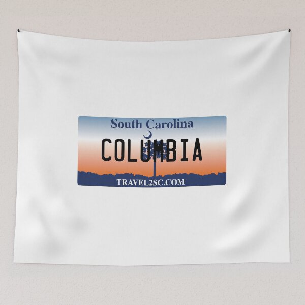 Item preview, Columbia, South Carolina License Plate designed and sold by Avery Brown Design.