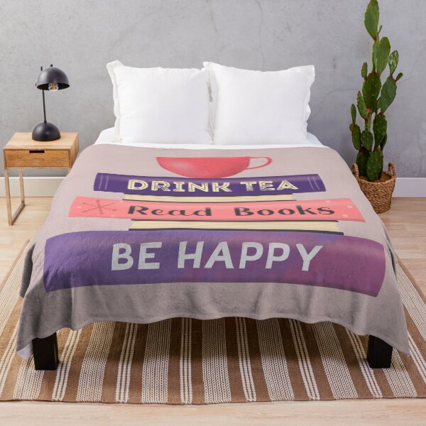 Item preview, Drink Tea, Read Books, Be Happy designed and sold by Marie Funseth.
