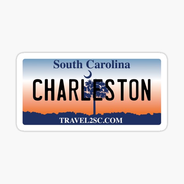 Item preview, Charleston, South Carolina License Plate designed and sold by Avery Brown Design.