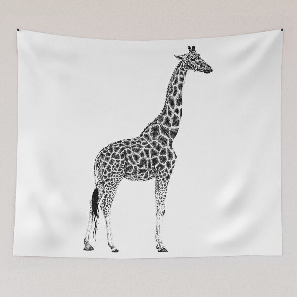 Item preview, Giraffe drawing designed and sold by LorenDowding.