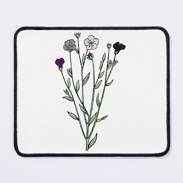 Item preview, Subtle Asexual Pride Flax Sprig designed and sold by failephant-art.