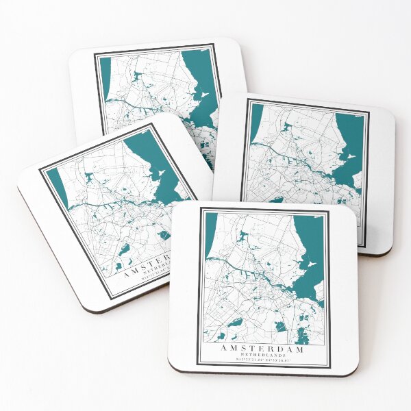 Item preview, Amsterdam City Map designed and sold by majesthetic.