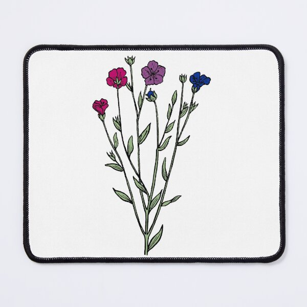 Item preview, Subtle Bi Pride Flax Sprig designed and sold by failephant-art.