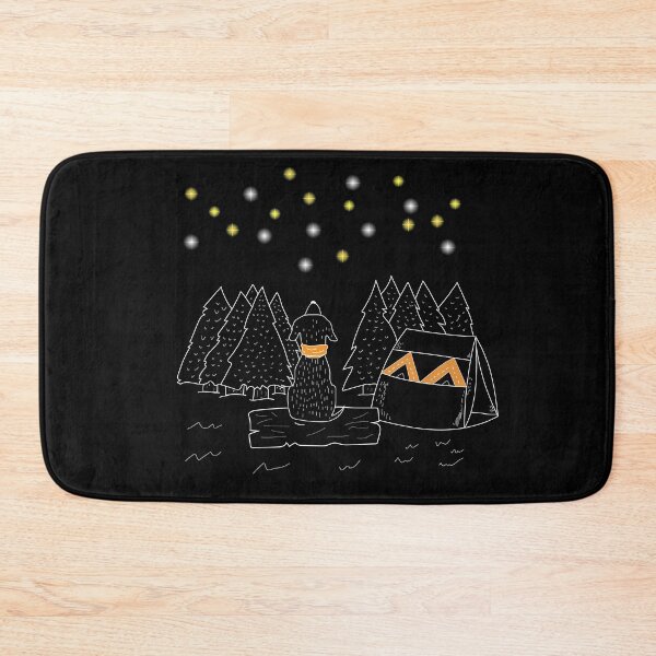 Item preview, Happiness is camping with my dog designed and sold by DarkTonight.