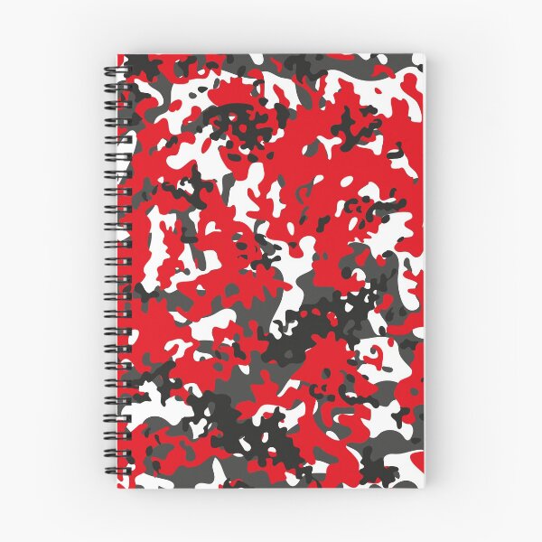 Item preview, Camuflaje Rojo Gris Negro Blanco Street Camo designed and sold by Cyberty.