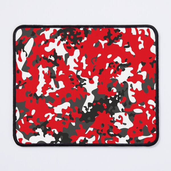 Item preview, Camouflage Red Grey Black White Street Camo designed and sold by Cyberty.