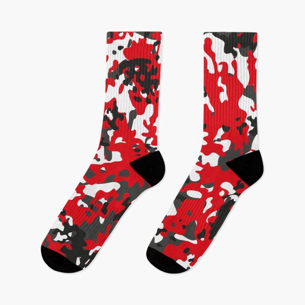 Item preview, Camouflage Red Grey Black White Street Camo designed and sold by Cyberty.